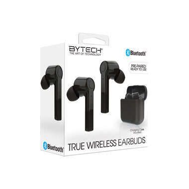 Bytech Be True Wireless Black Earbuds