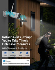 Foscam V5P 5MP WiFi Security Camera with Smart Detection