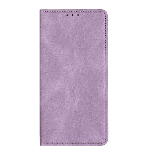 For iPhone 15 Purse Style Wallet Card ID Money Holder with Zip containing Long & Short Lanyard - Purple