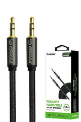 Esoulk 10FT Auxiliary Cable Black EC31AXBK