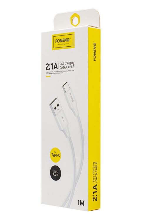 Foneng 2.1A Type USB to Iphone Cable X63