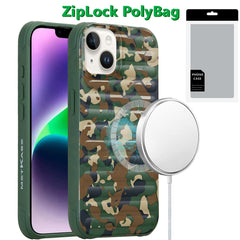 Phone Case For iPhone 13/14 Magnetic Chrome Case - Camo