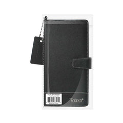 REIKO IPHONE 6/ 6S TWO TONE SUPER WALLET CASE WITH MULTIPLE CARD SLOTS IN BLACK