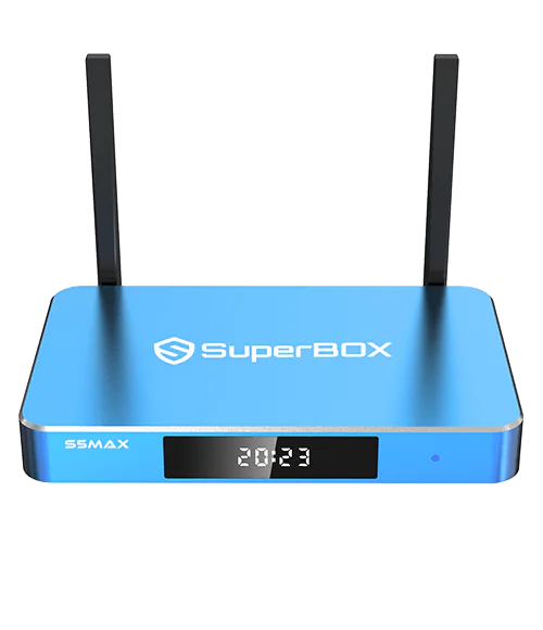 Top 5 Features of the SuperBox S5 Max You Need to Know - SuperBox S5 Max streaming device with antennas.