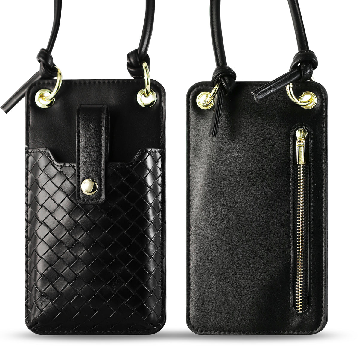 Reiko Leather Crossbody Phone Wallet Large Purse (7.0 INCH)