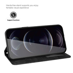 Reiko Apple iPhone 12 Pro Max 3-In-1 Wallet Case In Black