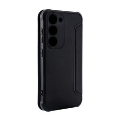 Magnetic wallet Leather phone case For Samsung Galaxy S23 Ultra In Black