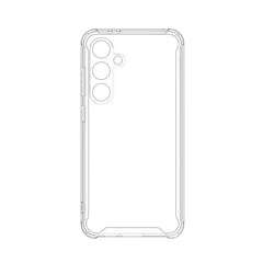 Reiko High Quality 2X Clean PC and TPU Bumper Case In Clear For Samsung Galaxy A25 5G
