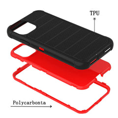 3-In-1 Hybrid Heavy Duty Holster Combo Case For APPLE IPHONE 11 PRO In Black