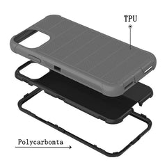3-In-1 Hybrid Heavy Duty Holster Combo Case For APPLE IPHONE 11 PRO In Gray