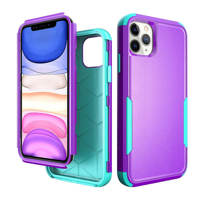3in1 Hybrid Heavy Duty Defender Rugged Armor Case For APPLE IPHONE 11 PRO
