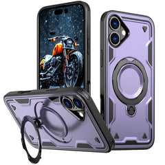 Reiko 360 Degree Rotating Magnetic Versatile Stand Purple Compatible with iPhone 16