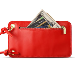 Reiko Leather Crossbody Phone Wallet Large Purse (7.0 INCH)